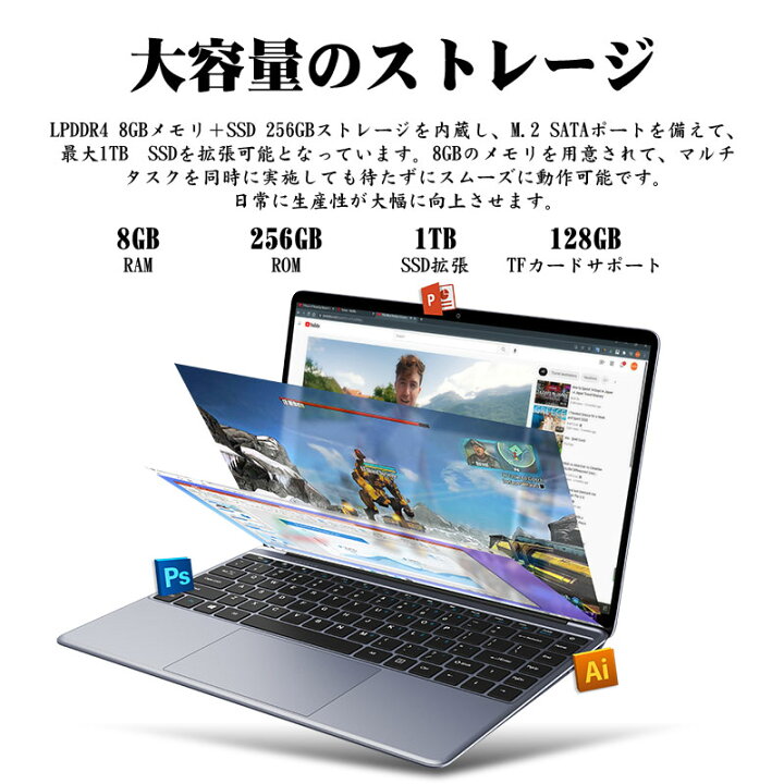 CHUWI HeroBookPro Win11 ノートPC