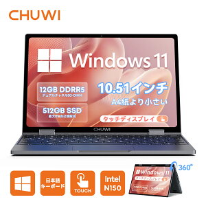 yZ[ēoI2Ԍ8%OFFIzChuwi Windows11 m[gp\R 10.51C` ^b`pl m[gPC 360°] ^p\R DDR5 12GB+512GB SSDő1TBg ō3.6GHz {L[{[h Chuwi MiniBook X 