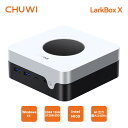 【全品ポイント2倍追加＆9%OFFクーポン配布中】本日限定★CHUWI ミニPC Windows11 ミニパソコン 小型PC DDR5 12GB+512GB SSD1TBまで 出張可 ミニデスクトップパソコン LarkBox x N100 4K@60Hz出力 Mini PC 最大3.4GHZ 冷却ファン付き 静音 省エネ 省スペース 持ち運び