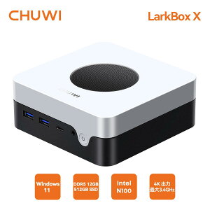 őP4{+Si9%OFFN[| CHUWI ~jPC Windows11 ~jp\R ^PC DDR5 12GB+512GB SSD1TB܂ o ~jfXNgbvp\R LarkBox x N100 4K@60Hzo Mini PC ő3.4GHZ pt@t É 