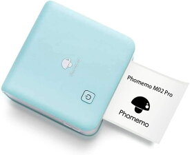 【レビュー特典】ミニプリンター スマホ対応 Phomemo M02PRO ミニ サーマルプリンター 300dpi サーマルプリンター ポータブルラベルプリンタ Bluetooth接続 多言語アプリ 15mm/25mm/53mmステッカーを印刷できます