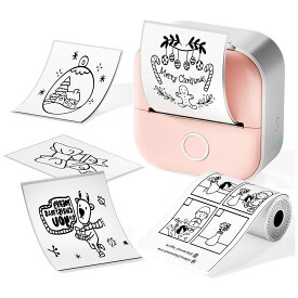 【限定クーポン最大10％オフ】【レビュー特典】ミニプリンターPhomemo T02 ラベルプリンター スマホ用 サーマルプリンター ポータブルプリンタ 小型プリンター シールプリンター家庭用 フォトプリンター コンパクト Bluetooth接続