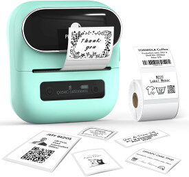 【楽天1位受賞】【ポイント10倍】【レビュー特典】ラベルライタースマホ対応 Phomemo M110 ラベルプリンター サーマルプリンター モバイルプリンター Bluetooth接続 バーコード/値札/食品ラベル ラベル用紙内蔵 40×30mmホワイトラベル100枚 印刷幅20-50mm