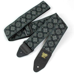A[j[{[ Xgbv ERNIE BALL 4093 Jacquard Straps Regal Black M^[Xgbv