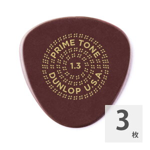 JIM DUNLOP Primetone Sculpted Plectra Semi-Round 515P 1.3mm M^[sbN×3