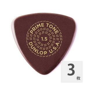 JIM DUNLOP Primetone Sculpted Plectra Small Triangle 517P 1.5mm M^[sbN×3