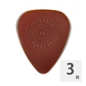 W_bv M^[sbN 3 Primetone Sculpted Plectra Standard with Grip 510P 0.88mm JIM DUNLOP W_