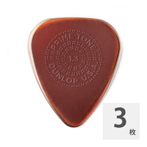 JIM DUNLOP Primetone Sculpted Plectra Standard with Grip 510P 1.3mm �s�b�N×3������