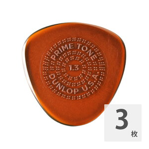 JIM DUNLOP Primetone Sculpted Plectra Semi-Round with Grip 514P 1.3mm �s�b�N×3������