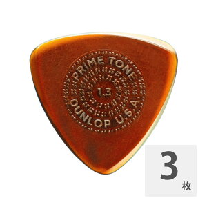 JIM DUNLOP Primetone Sculpted Plectra Small Triangle with Grip 516P 1.3mm sbN×3