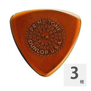 JIM DUNLOP Primetone Sculpted Plectra Small Triangle with Grip 516P 1.4mm M^[sbN×3