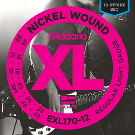 ダダリオ D'Addario EXL170-12 12st/Long 018-100 ベース弦