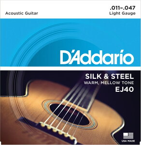 ダダリオ D'Addario EJ40 SV.Plated Wound 011-047 アコースティックギター弦