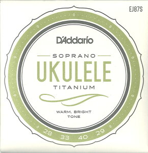 __I D'Addario EJ87S Titanium Ukulele Soprano \vmEN