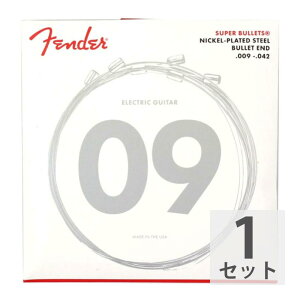 tF_[ Fender Super Bullets Nickel-Plated Steel 3250L 9-42 GLM^[