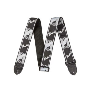 tF_[ Fender 2" Monogrammed Strap Black/Light Grey/Dark Grey M^[Xgbv