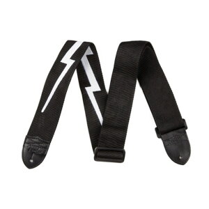 tF_[ Fender Nylon Lightning Bolt Strap Black M^[Xgbv