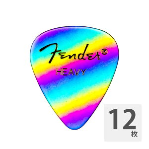 tF_[ M^[sbN 12 Zbg wr[ 351 Shape Premium Picks Heavy Rainbow Fender