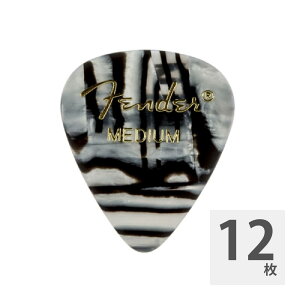 tF_[ M^[sbN 12 Zbg ~fBA 351 Shape Premium Picks Medium Zebra Fender