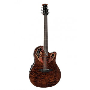 Ix[VM^[ OVATION CE48P-TGE-G Celebrity Elite Exotic Super Shallow TIGER EYE X[p[VE{fB GAR