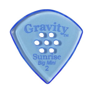 GRAVITY GUITAR PICKS sunrise -Big Mini Multi-Hole- GSUB2PM 2.0mm Blue �s�b�N