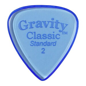 GRAVITY GUITAR PICKS Classic -Standard- GCLS2P 2.0mm Blue sbN