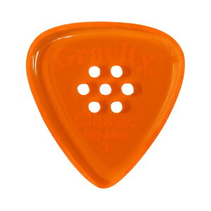 GRAVITY GUITAR PICKS Classic -Big Mini Multi-Hole- GCLB3PM 3.0mm Orange �M�^�[�s�b�N