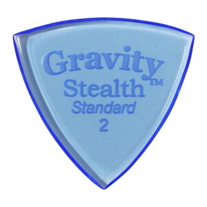 GRAVITY GUITAR PICKS Stealth -Standard- GSSS2P 2.0mm Blue M^[sbN