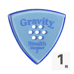 GRAVITY GUITAR PICKS Stealth -Standard Multi-Hole- GSSS2PM 2.0mm Blue M^[sbN
