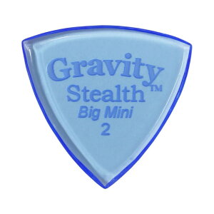 GRAVITY GUITAR PICKS Stealth -Big Mini- GSSB2P 2.0mm Blue M^[sbN