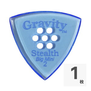 GRAVITY GUITAR PICKS Stealth -Big Mini Multi-Hole- GSSB2PM 2.0mm Blue M^[sbN