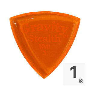 GRAVITY GUITAR PICKS Stealth -Mini- GSSM3P 3.0mm Orange sbN