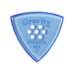 GRAVITY GUITAR PICKS Stealth -Mini Multi-Hole- GSSM2PM 2.0mm Blue M^[sbN