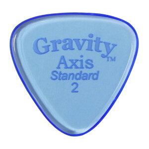 GRAVITY GUITAR PICKS Axis -Standard- GAXS2P 2.0mm Blue M^[sbN
