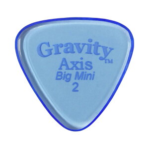 GRAVITY GUITAR PICKS Axis -Big Mini- GAXB2P 2.0mm Blue M^[sbN