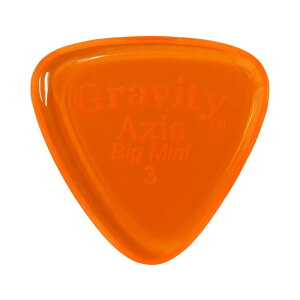 GRAVITY GUITAR PICKS Axis -Big Mini- GAXB3P 3.0mm Orange sbN