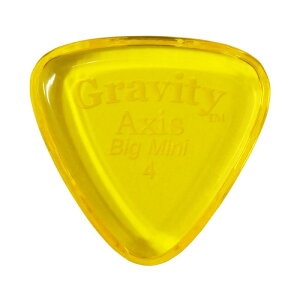 GRAVITY GUITAR PICKS Axis -Big Mini- GAXB4P 4.0mm Yellow M^[sbN