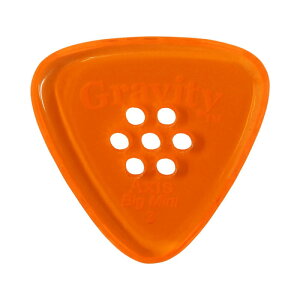 GRAVITY GUITAR PICKS Axis -Big Mini Multi-Hole- GAXB3PM 3.0mm Orange M^[sbN