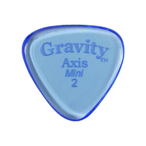 GRAVITY GUITAR PICKS Axis -Mini- GAXM2P 2.0mm Blue sbN