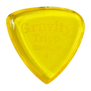 GRAVITY GUITAR PICKS Tripp -Standard- GTRS4P 4.0mm Yellow M^[sbN