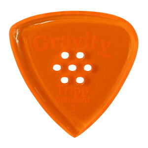 GRAVITY GUITAR PICKS Tripp -Standard Multi-Hole- GTRS3PM 3.0mm Orange �M�^�[�s�b�N