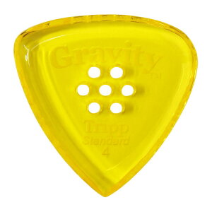 GRAVITY GUITAR PICKS Tripp -Standard Multi-Hole- GTRS4PM 4.0mm Yellow �M�^�[�s�b�N