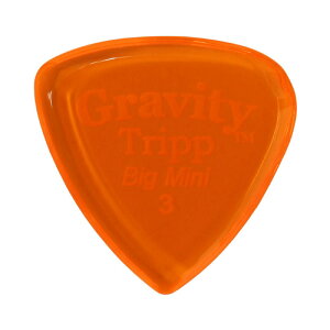 GRAVITY GUITAR PICKS Tripp -Big Mini- GTRB3P 3.0mm Orange sbN