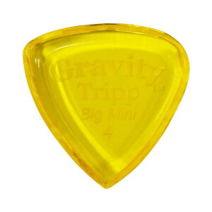 GRAVITY GUITAR PICKS Tripp -Big Mini- GTRB4P 4.0mm Yellow �M�^�[�s�b�N