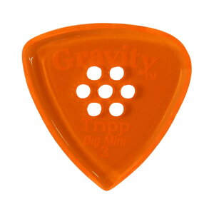 GRAVITY GUITAR PICKS Tripp -Big Mini Multi-Hole- GTRB3PM 3.0mm Orange M^[sbN