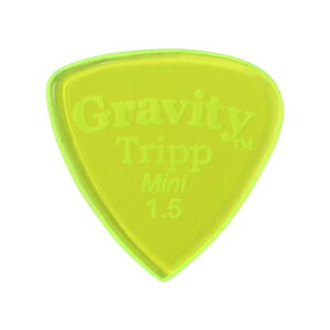 GRAVITY GUITAR PICKS Tripp -Mini- GTRM15P 1.5mm Fluorescent Green �M�^�[�s�b�N