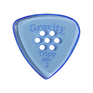 GRAVITY GUITAR PICKS Tripp -Mini Multi-Hole- GTRM2PM 2.0mm Blue sbN