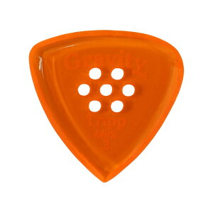 GRAVITY GUITAR PICKS Tripp -Mini Multi-Hole- GTRM3PM 3.0mm Orange M^[sbN