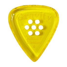 GRAVITY GUITAR PICKS Razer -Standard Multi-Hole- GRAS4PM 4.0mm Yellow ピック