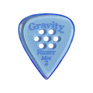 GRAVITY GUITAR PICKS Razer -Mini Multi-Hole- GRAM2PM 2.0mm Blue �M�^�[�s�b�N